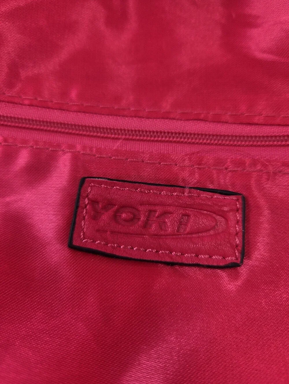 Yoki Hot Pink Fringe Faux Leather Boho Hobo Bag